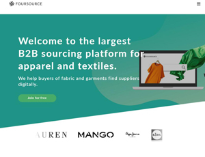 Foursource.com - B2B sourcing platform for apparel and textiles